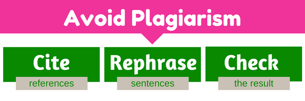 how to avoid plagiarism