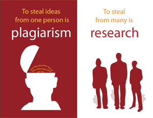 plagiarism and research